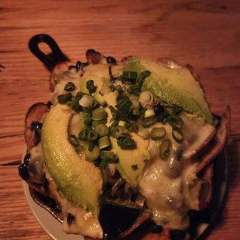 Midwood Flats - The AHHHMAAAZIIINNG Potato Nacho snack /MEAL at Midwood Flats! - Cocktail Bars Near Me - Brooklyn, New York