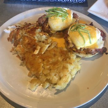 Toast - Eggs Benedict with a twist that I think is amazing! - Breakfast & Brunch Near Me - Temecula, California