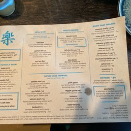 Lunch menu Lunch menu