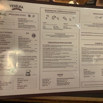 Veselka - Menu - Ukrainian Near Me - New York, New York