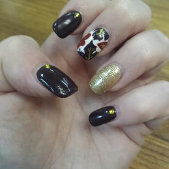 Lil' Boutique Nail Care - Zack did awesome job on my Fall nail design!! - Nail Salons Near Me - Swarthmore, Pennsylvania