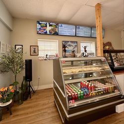 Digital menu and drink/dessert fridge