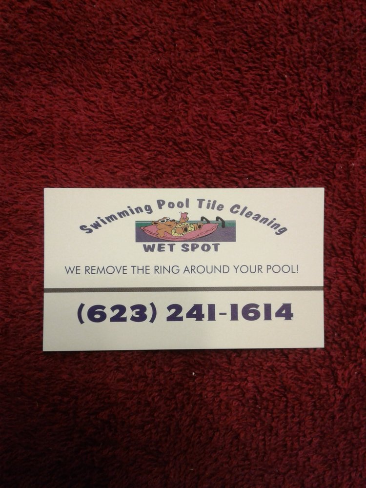 SWIMMING POOL TILE CLEANING BY WET SPOT Surprise, Arizona Pool