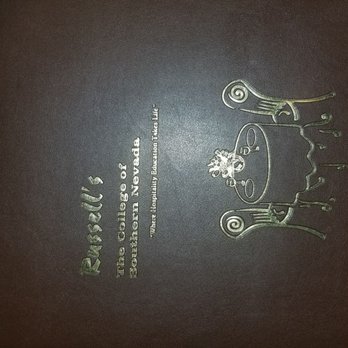Russell's Restaurant - Menu cover - American Near Me - Las Vegas, Nevada Russell's Restaurant - Menu cover - American Near Me - Las Vegas, Nevada
