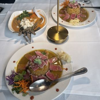 Merlion - Ahi Tuna  Asparagus with Lump Crab - Thai Near Me - Seabrook, Texas