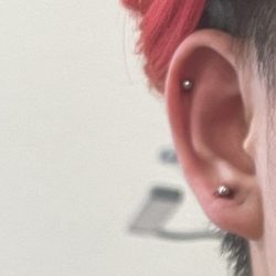 Fine Ink Studios - Left helix and second lobe by Jordyn