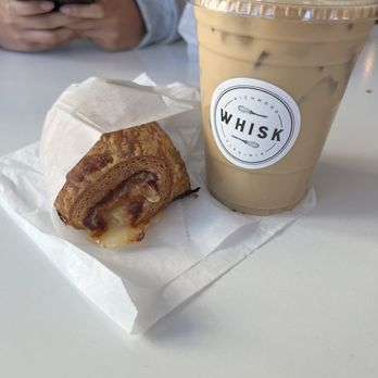 Whisk - Ham and swiss croissant and a vanilla oatmilk Latte - Bakeries Near Me - Richmond, Virginia Whisk - Ham and swiss croissant and a vanilla oatmilk Latte - Bakeries Near Me - Richmond, Virginia