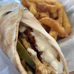 Khoury's Restaurant - Garlic chicken wrap