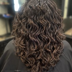 Curl salon - After: Custom curl-by-curl cut by Q--lighter, defined, and full of movement.