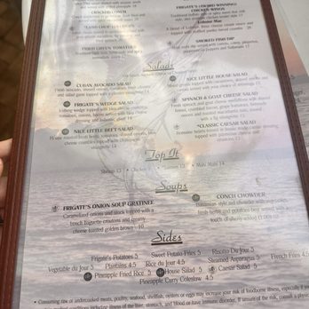 Frigate's Waterfront Bar & Grill - Starters & sharing (main menu) - Seafood Near Me - North Palm Beach, Florida Frigate's Waterfront Bar & Grill - Starters & sharing (main menu) - Seafood Near Me - North Palm Beach, Florida
