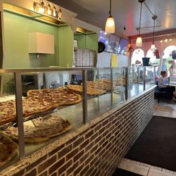 Blue Moon Pizza - The pizza line-up...