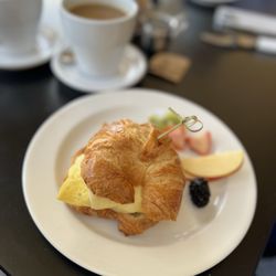 GC- Grain de Cafe - Bacon breakfast sandwich (with the choice of croissant as bread)