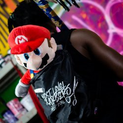 The Next Level Barbers - Next Level Barbers string backpack, 90s kids collection available at 6880 46th ave N unit 150 St Petersburg FL 33709
