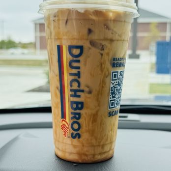 Dutch Bros Coffee - Caramel/Pumpkin Cold Brew - Custom Order - Juice Bars & Smoothies Near Me - Ofallon, Missouri Dutch Bros Coffee - Caramel/Pumpkin Cold Brew - Custom Order - Juice Bars & Smoothies Near Me - Ofallon, Missouri