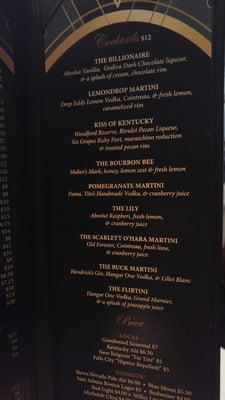 Menu photo 8 Buck's Restaurant & Bar Louisville, KY Menu photo 8 Buck's Restaurant & Bar Louisville, KY