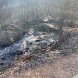 Fredrick-Miller Spring - The nearby creek is very pretty on this chilly morning