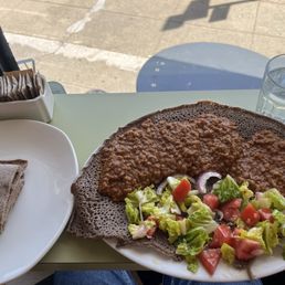 Red lentils on bersa Red lentils on bersa