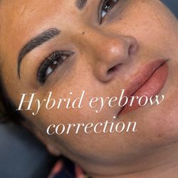 Aahsome Salon & Permanent Makeup - Hybrid eyebrows correction