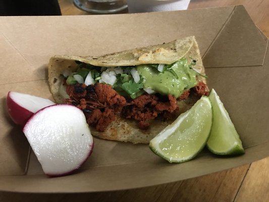 Photo of Tuetano Taqueria - San Diego, CA, US. Longaniza taco