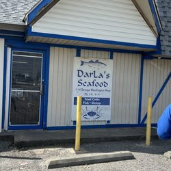 Darla's Seafood - Outside signs...
