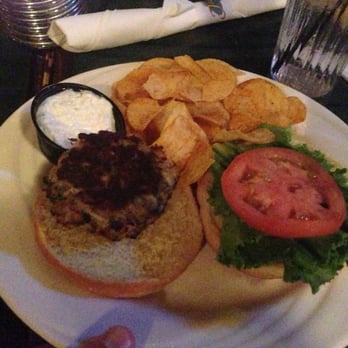 Tautog's Restaurant - Disappointing crab cake sandwich... half the size of the bun. - Seafood Near Me - Virginia Beach, Virginia Tautog's Restaurant - Disappointing crab cake sandwich... half the size of the bun. - Seafood Near Me - Virginia Beach, Virginia