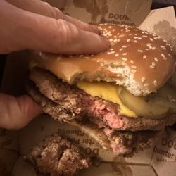 McDonald's - Reg hamburger raw