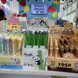 These soft pens and Baggu section These soft pens and Baggu section
