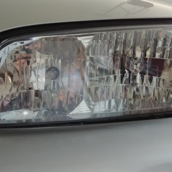 Curbside Detail - Left headlight after restoration. - Auto Detailing Near Me - Clovis, California Curbside Detail - Left headlight after restoration. - Auto Detailing Near Me - Clovis, California