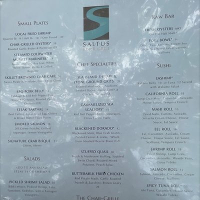 Menu photo 3 Saltus River Grill Beaufort, SC Menu photo 3 Saltus River Grill Beaufort, SC