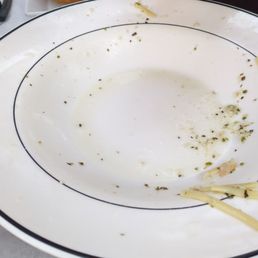 Empty plate club!  I even asked for bread so I could get the last of the sauce!