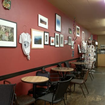 Main Street Coffee & Yogurt - Nice wall art by photographic artist Tom Pantaleo. - Coffee & Tea Near Me - Franklin, North Carolina
