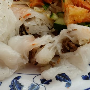 Hai Nam Saigon - Inside #1. Banh Cuon Dac Biet - minced pork meat and mushrooms -small fillings inside. - Vietnamese Near Me - Alhambra, California Hai Nam Saigon - Inside #1. Banh Cuon Dac Biet - minced pork meat and mushrooms -small fillings inside. - Vietnamese Near Me - Alhambra, California