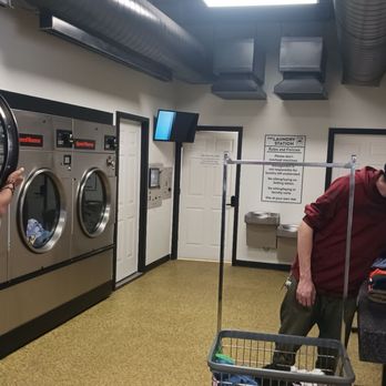 The Laundry Station - Restrooms and the super large dryers - Laundromat Near Me - Johnson City, Tennessee
