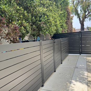 California Deck Builders - Aluminum garbage and bike storage and gate to front yard - General Contractors Near Me - Agoura Hills, California California Deck Builders - Aluminum garbage and bike storage and gate to front yard - General Contractors Near Me - Agoura Hills, California