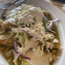 Enchiladas verdes Enchiladas verdes