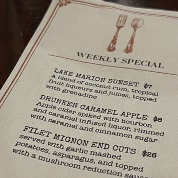 Santee Steak & Seafood - menu - Steakhouses Near Me - Santee, South Carolina