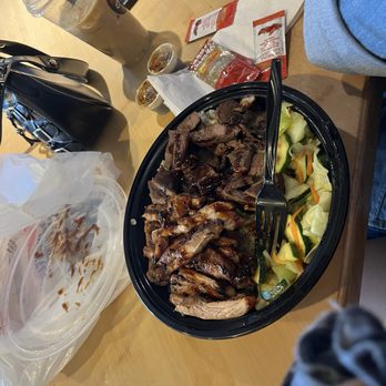 Teriyaki Madness - Steak and chicken Two Protein Bowl- Large Size Only - Asian Fusion Near Me - Las Vegas, Nevada Teriyaki Madness - Steak and chicken Two Protein Bowl- Large Size Only - Asian Fusion Near Me - Las Vegas, Nevada
