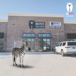Big Pig's Wine and Spirits - Missing Zebra, Ed visited Big Pigs Wine & Spirits