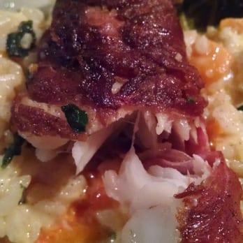Bocaccini's - Flaky prosciutto wrapped cod - Italian Near Me - Fairport, New York Bocaccini's - Flaky prosciutto wrapped cod - Italian Near Me - Fairport, New York