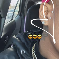 Atmosphere Tattoo Gallery - Surface Tragus