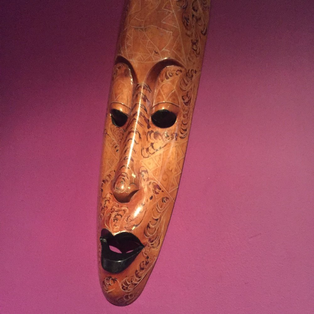 Mystery Tea House - African masks - Coffee & Tea Near Me - Preston, ABE