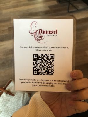 Photo of Damsel Cellars - Woodinville, WA, US. Menu