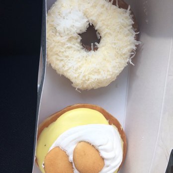 Krispy Kreme - Banana pudding and coconut donuts... delicious! - Donuts Near Me - Concord, North Carolina Krispy Kreme - Banana pudding and coconut donuts... delicious! - Donuts Near Me - Concord, North Carolina
