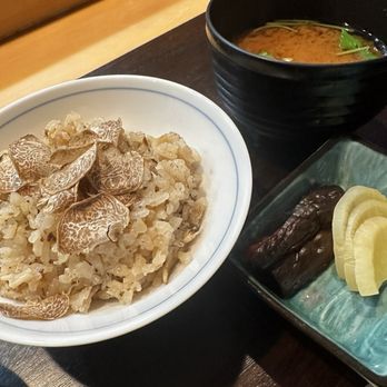 Yuji - Clay Pot Rice with Truffle and Miso Soup - Japanese Near Me - San Francisco, California Yuji - Clay Pot Rice with Truffle and Miso Soup - Japanese Near Me - San Francisco, California