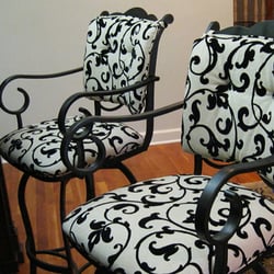 Chair People Furniture & Upholstery, Inc - Bar stool upholstery