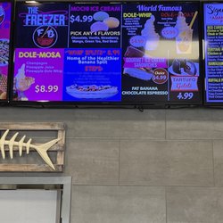 Fish Bowl - Menu board