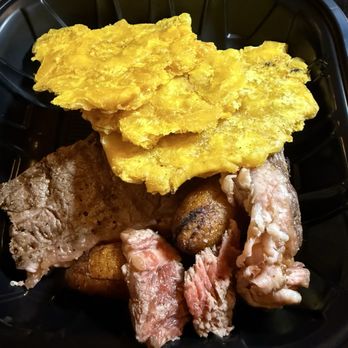 El Tablado - New York steak and tostones. - Caribbean Near Me - Greater Northdale, Florida El Tablado - New York steak and tostones. - Caribbean Near Me - Greater Northdale, Florida