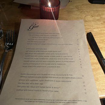 GusGus - Food menu - Bars Near Me - Saint Paul, Minnesota