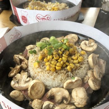 Pepper Lunch - Classic beef and added a side of mushrooms - Teppanyaki Near Me - Irvine, California