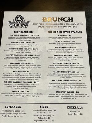 Menu photo 5 Grand River Brewery - Jackson Jackson, MI